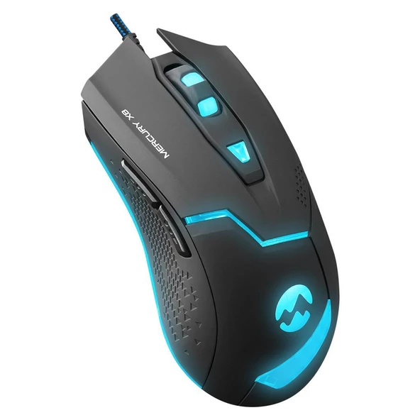 Everest Mercury X8 Usb Siyah 6D Optik Oyun Mouse ürün görseli 1