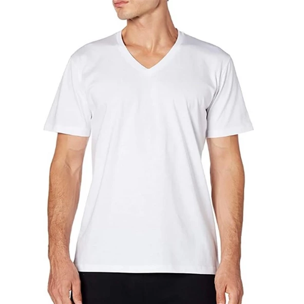 Çift Kaplan 945 V Yaka Erkek Fanila T-Shirt ürün görseli 1