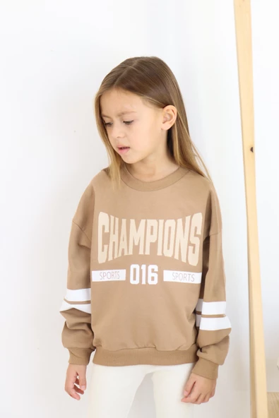 Champions Baskılı Sweat - Resim 7