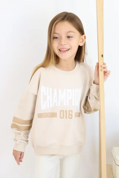 Champions Baskılı Sweat - Resim 11