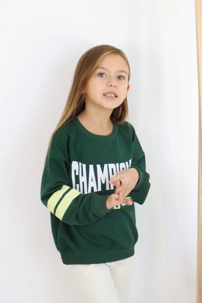 Champions Baskılı Sweat - Resim 5