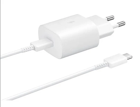 Samsung ve Diğer Android Uyumlu Type-C Telefonlara 25 W Type-C Kablolu Hızlı Şarj Seti ( İthalatçı Garantili) ürün görseli 1