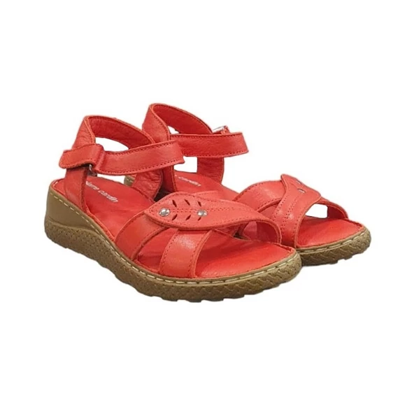 Pierre Cardin Deri Anatomik Bayan Sandalet Ayakkabı ürün görseli 1