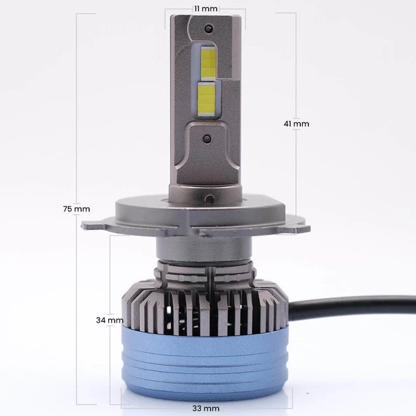 Photon Milestone H4 Milestone Katana Edition Led Headlight 12-24V - Resim 3