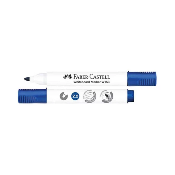 Faber Castell Tahta Kalemi W153 W.Board Markör Mavi 5040254024000 ürün görseli 1