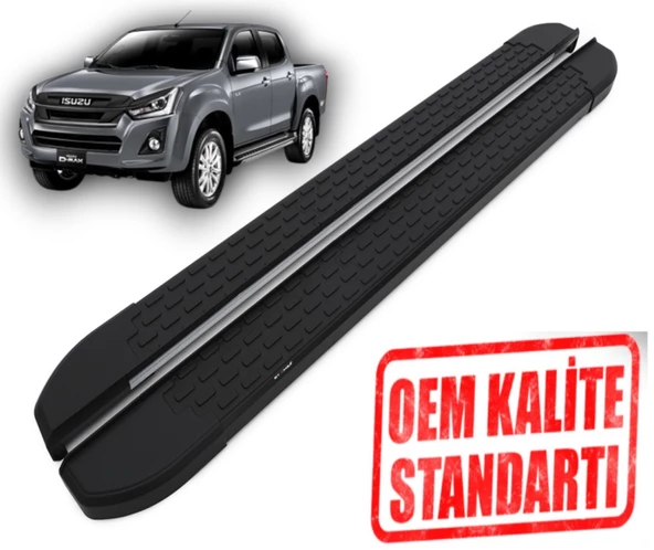 D MAX 2012 2013 2014 2015 2016 2017 2018 2019 2020 ARACA ÖZEL NEVADA SİYAH YAN BASAMAK ürün görseli 1