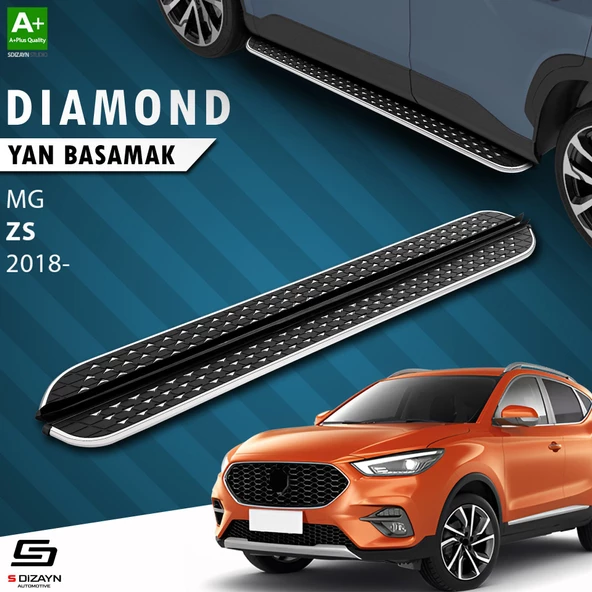 S-Dizayn MG ZS Diamond Krom Yan Basamak 173 Cm 2018 Üzeri ürün görseli 1