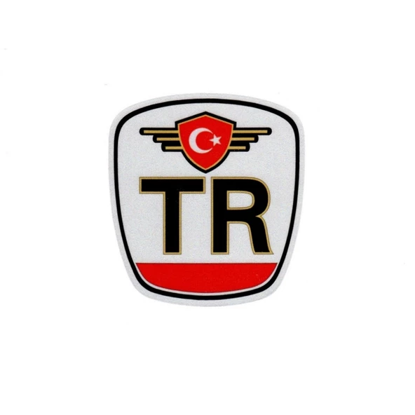 Tr Sticker Türkiye Sticker Yeni Nesil Simli Parlak Sticker ürün görseli 1