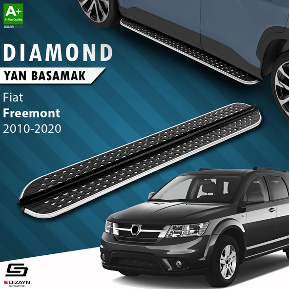 S-Dizayn Fiat Freemont Diamond Krom Yan Basamak 183 Cm 2010-2020 ürün görseli 1