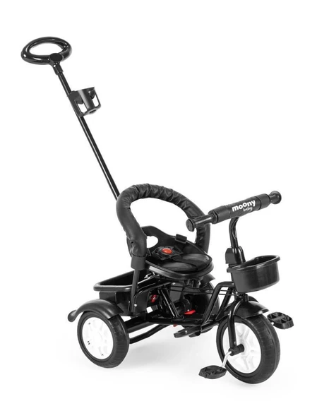 Moony Baby MB504 Trend Bike Ebeveyn Kontrollü 3 Tekerlekli Çocuk Bisikleti SİYAH ürün görseli 1