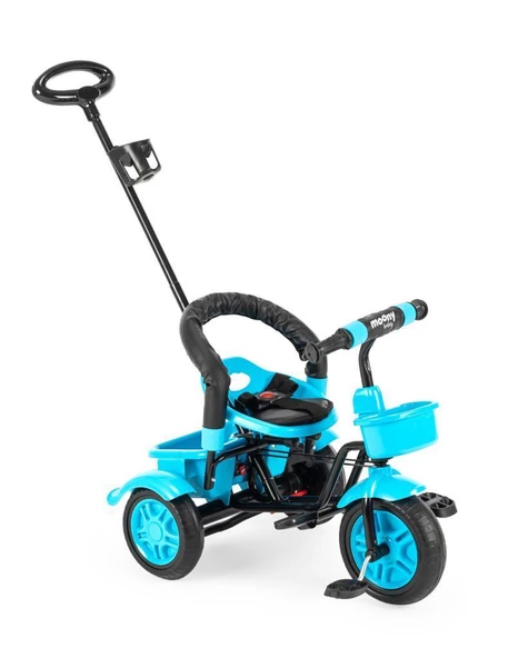 Moony Baby MB504 Trend Bike Ebeveyn Kontrollü 3 Tekerlekli Çocuk Bisikleti MAVİ ürün görseli 1