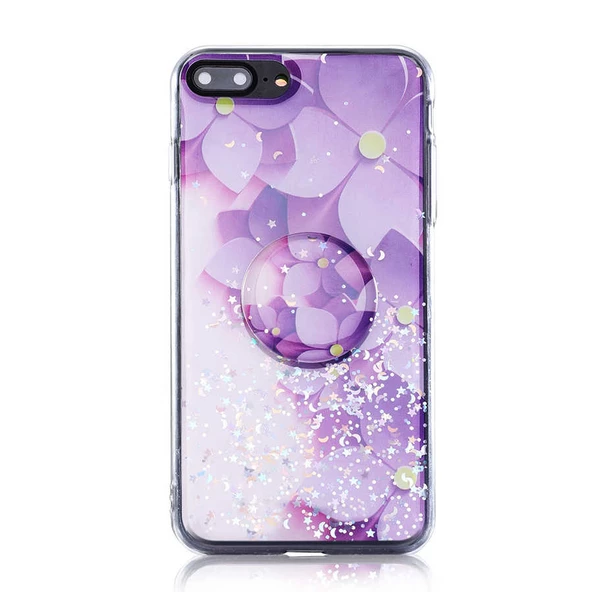 iPhone 7 Plus/8 Plus Kılıf Pop Soket Renkli Vale Silikon ürün görseli 1