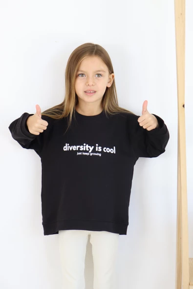 Diversity Baskılı Unisex Sweatshirt - Resim 9