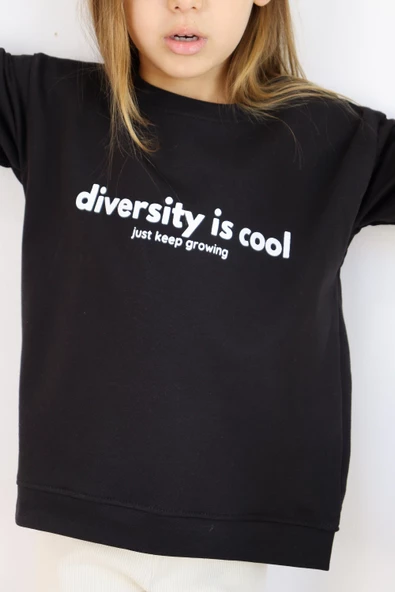 Diversity Baskılı Unisex Sweatshirt - Resim 7