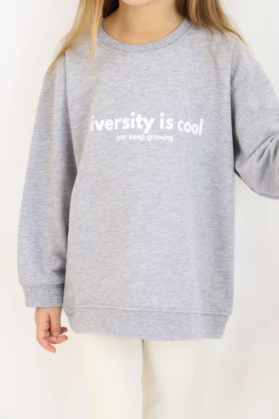 Diversity Baskılı Unisex Sweatshirt - Resim 5