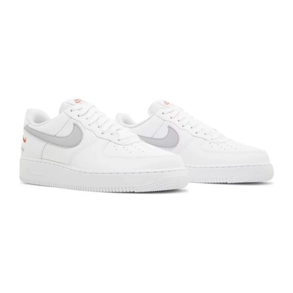 Nike Air Force 1 07 Double Swoosh White Picante - Resim 3