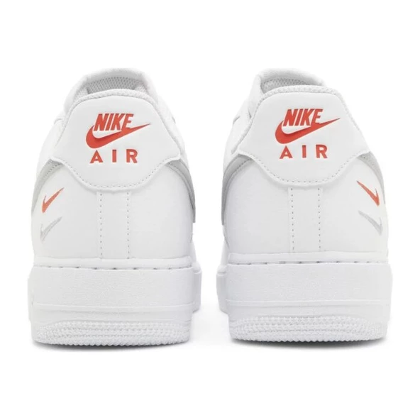 Nike Air Force 1 07 Double Swoosh White Picante - Resim 4