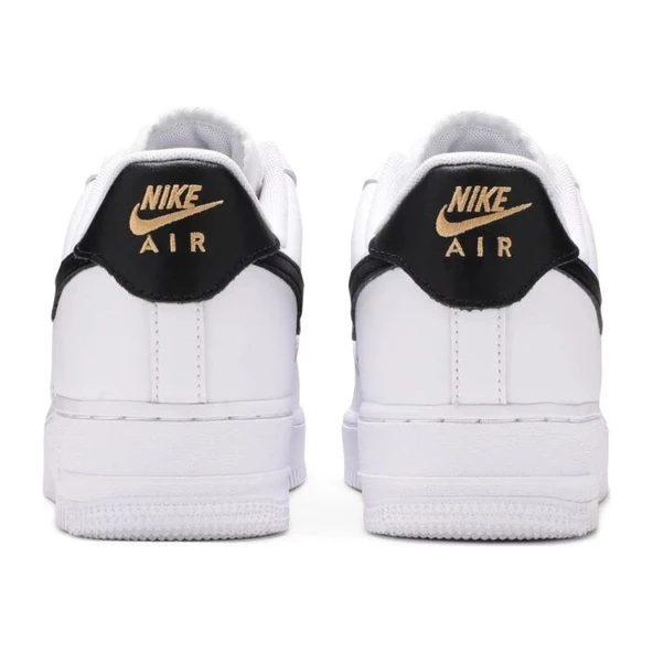 Nike Air Force 1 07 Essential White Black - Resim 4