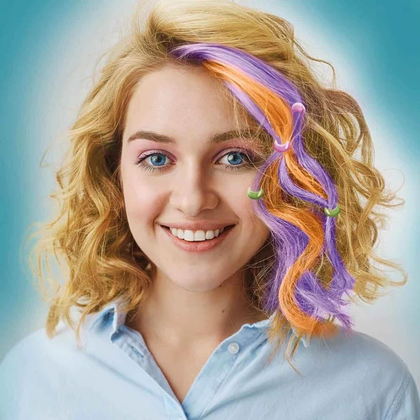 Crazy Chic Moda Saçlar Saç Tasarım Seti - Resim 3