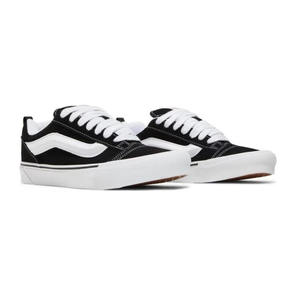 Vans Knu Skool Black White - Resim 3