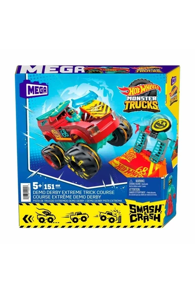 HNG53 MEGA Hot Wheels Smash N Crash Demo Derby Extreme Çarpışma Seti ürün görseli 1