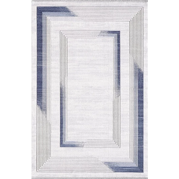 ARTEMİS DİOR 06404A KREM MAVİ HALI 200X290 ürün görseli 1