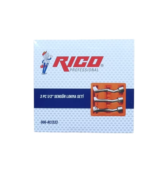 Rico RC1333 Sensör Lokma Seti 3 Parça 1/2'' - Resim 2