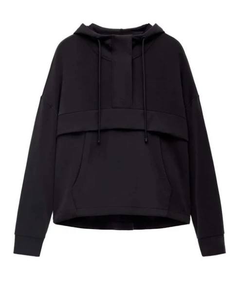 Oysho Yumuşak Dokulu Fermuarlı Modal Sweatshirt ürün görseli 1