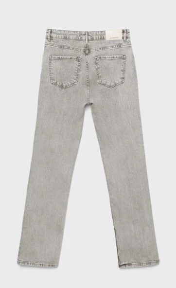 Stradivarius D98 straight-leg vintage jean - Resim 2