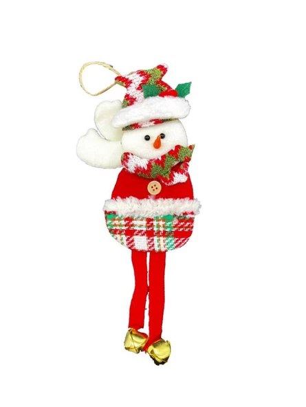 Yılbaşı Kabartma Figür Kardan Adam Zilli 30 Cm ürün görseli 1