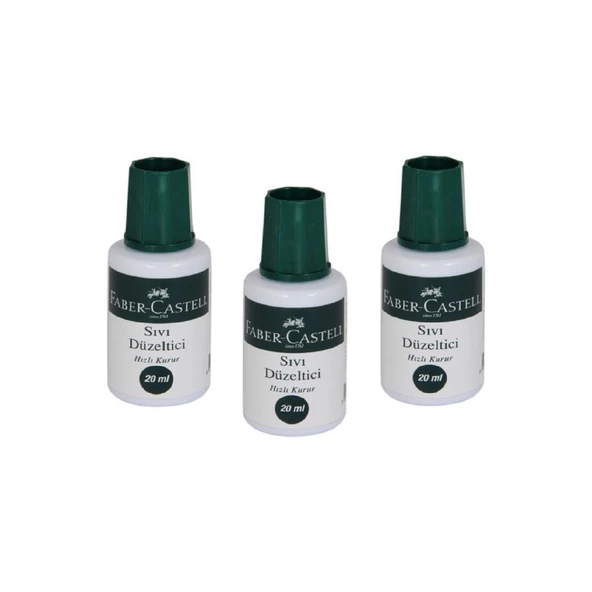 Faber Castell Daksil Sıvı 20 Ml - 3 Adet ürün görseli 1