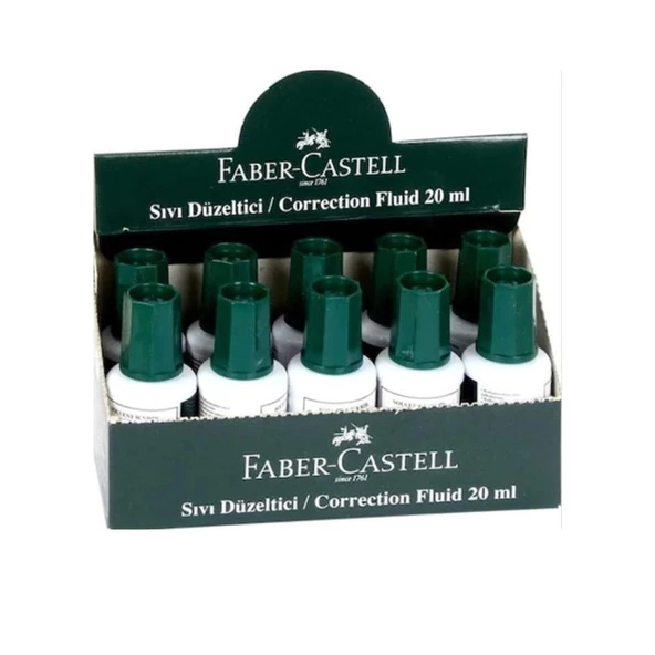Faber Castell Daksil Sıvı 20 Ml - 10 Adet ürün görseli 1