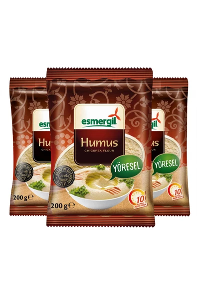 Esmergil Humus Nohut Unu 3'lü Paket 3 X 200 G ürün görseli 1
