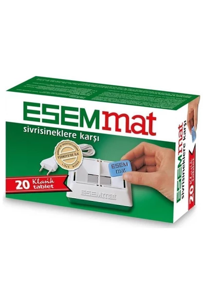 Esemmat Tablet 20 Li Sivrisinek Kovucu Tablet - Resim 2