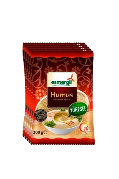 Esmergil Humus Nohut Unu 200 gr X 5 Adet ürün görseli 1