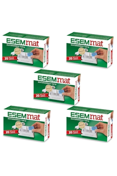 Esemmat Sivrisinek Kovucu 20 Tablet 5'li Paket ürün görseli 1