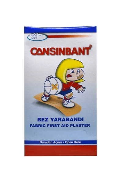 CANSIN BANT Cansınbant Bez Yarabandı 10'lu 30 Paket (300adet) ürün görseli 1