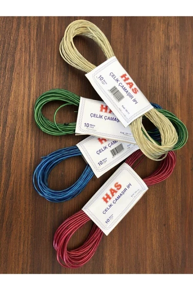 Özgür Plastik Çelik Çamaşır Ipi 10 Metre 1 Adet ürün görseli 1