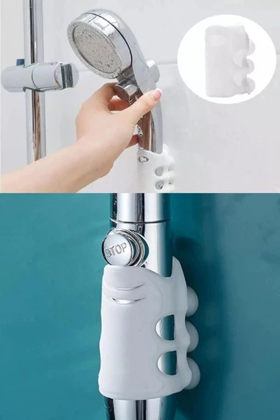btmhome Vantuzlu Silikon Duş Başlığı - Banyo Başlığı Askı Tutucu ürün görseli 1