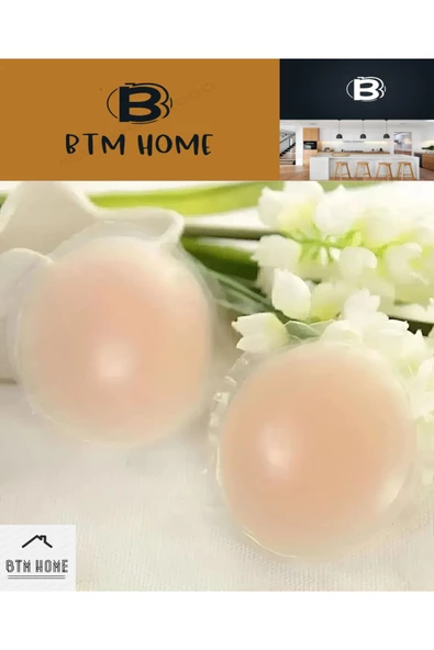 btmhome Ten Rengi Gögüs Ucu Kapatıcı Siikon - 1 Çift Yapışkanlı Göğüs Ucu Pad ürün görseli 1