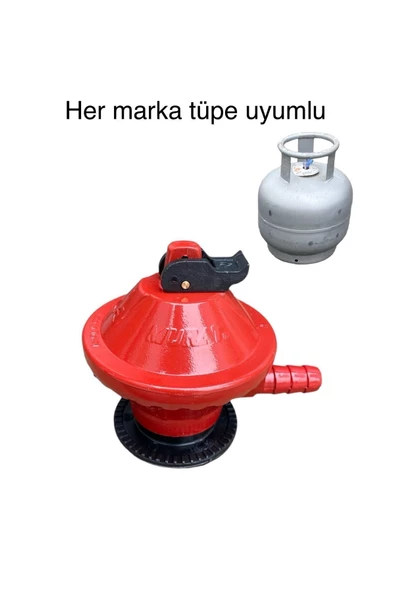 CAMPOUT Murat  metal ev tüpü başlığı 12kg mutfak tüpü dedantörü Aygaz milangaz tüp regülatörü ürün görseli 1