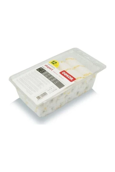 Dekor Eksport Saten Parmak Rulo Yedeği 10 Cm  (12 Adet) ürün görseli 1