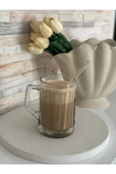 btmhome Isıya Dayanıklı Pipetli Renkli ve Kapaklı Bardak 1 Adet ürün görseli 1