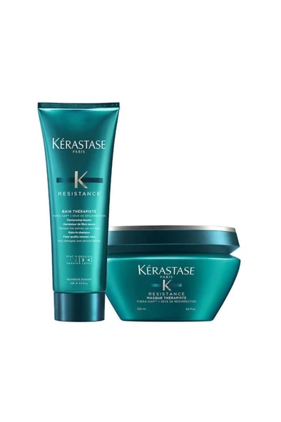 Resistance Bain Therapiste Şampuan 250 ml + Resistance Masque Therapiste Saç Maskesi 200 ml ürün görseli 1
