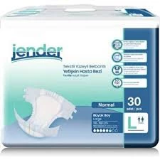 Jender Belbantlı Büyük Boy L 30'lu Hasta Bezi ürün görseli 1
