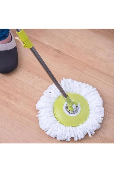 btmhome Paspas Başlığı, 360° Dönebilen Yuvarlak Döner Mikrofiber Yedek Başlık, Evrensel Döner Paspas Başlığı ürün görseli 1