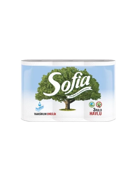Sofia 3 Katlı 3'lü Kağıt Havlu ürün görseli 1