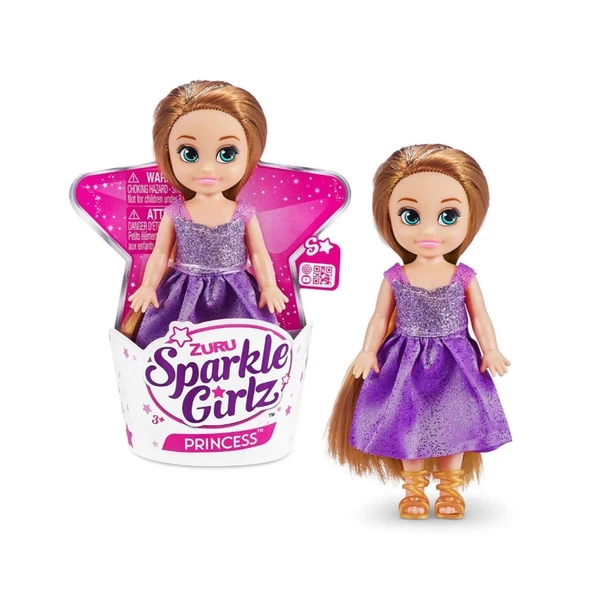 PAK00000 Sparkle Girlz 12cm Prenses Cupcake - 10015TQ3 ürün görseli 1