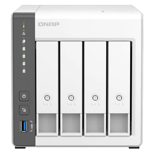 QNAP TS-433 4GB 4x3.5" SATA Desteği RAID(0) NAS Depolama Ünitesi ürün görseli 1