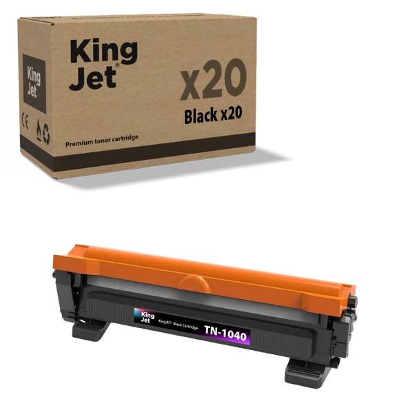 KingJET® TN-1040 20'li Paket - Brother Uyumlu Muadil Toner ürün görseli 1
